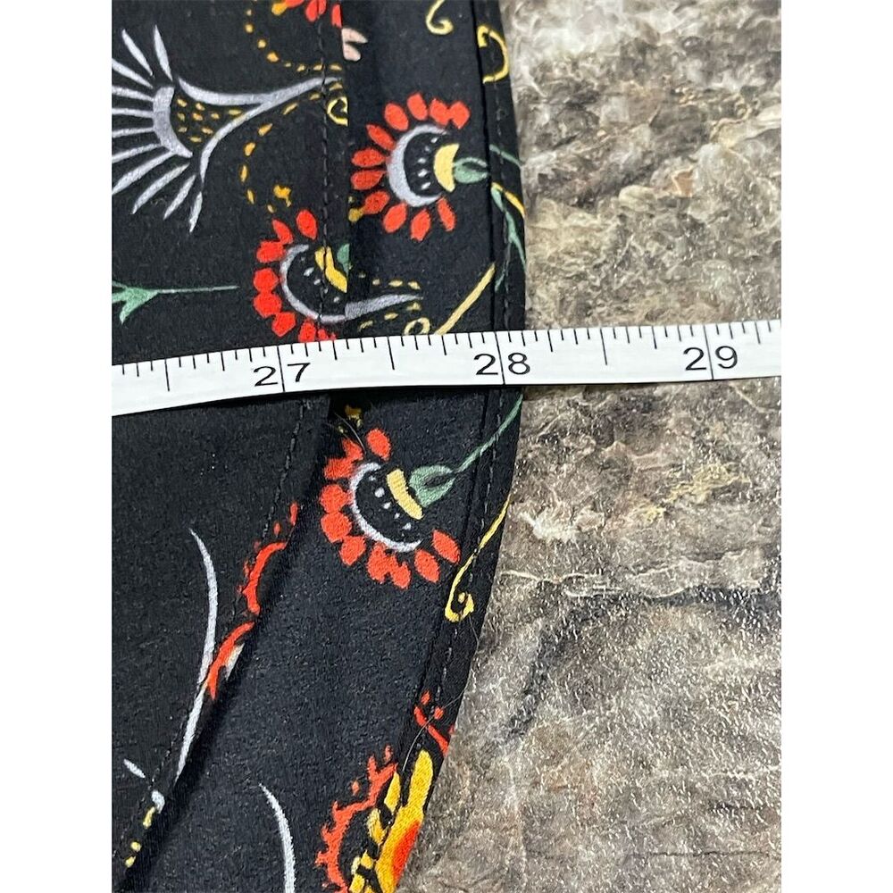 Cabi Women's Sleeveless Floral Blouse Size S Multicolor Tie neck Casual sku182 - Picture 11 of 12